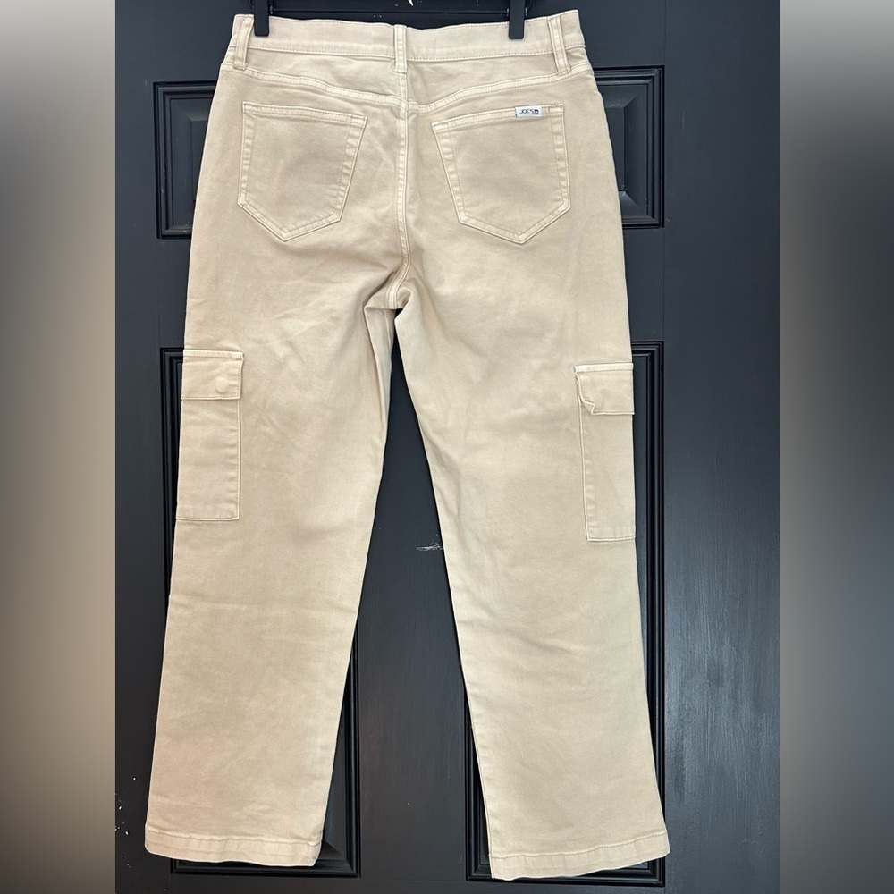 NWOT Joe's Jeans Tan Straight Leg Cargo Utility Gorpcore Stretch Jeans Size 28 - Picture 4 of 13